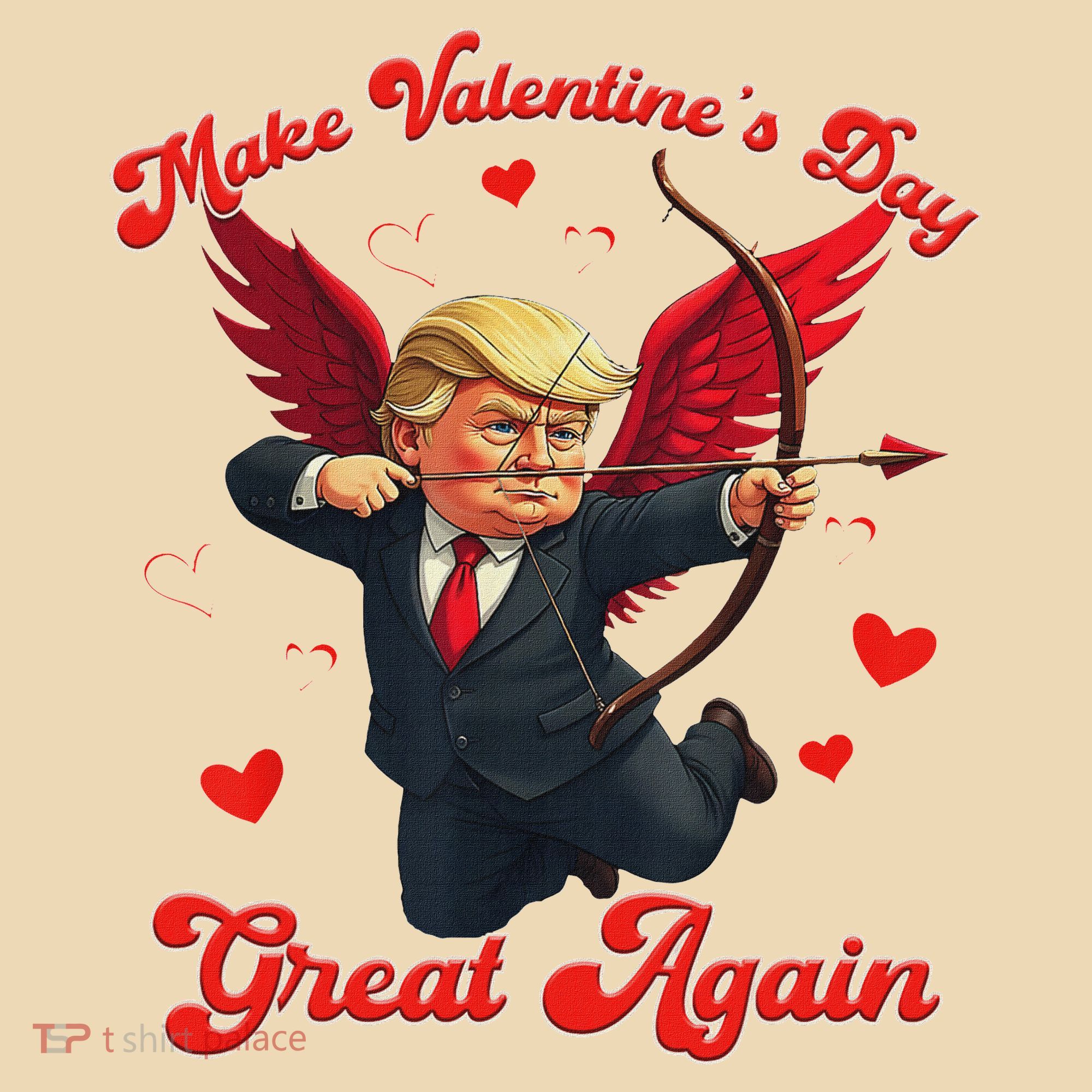 Make Valentine Day Great Again Funny Trump Lovers 2025 Tote Bag