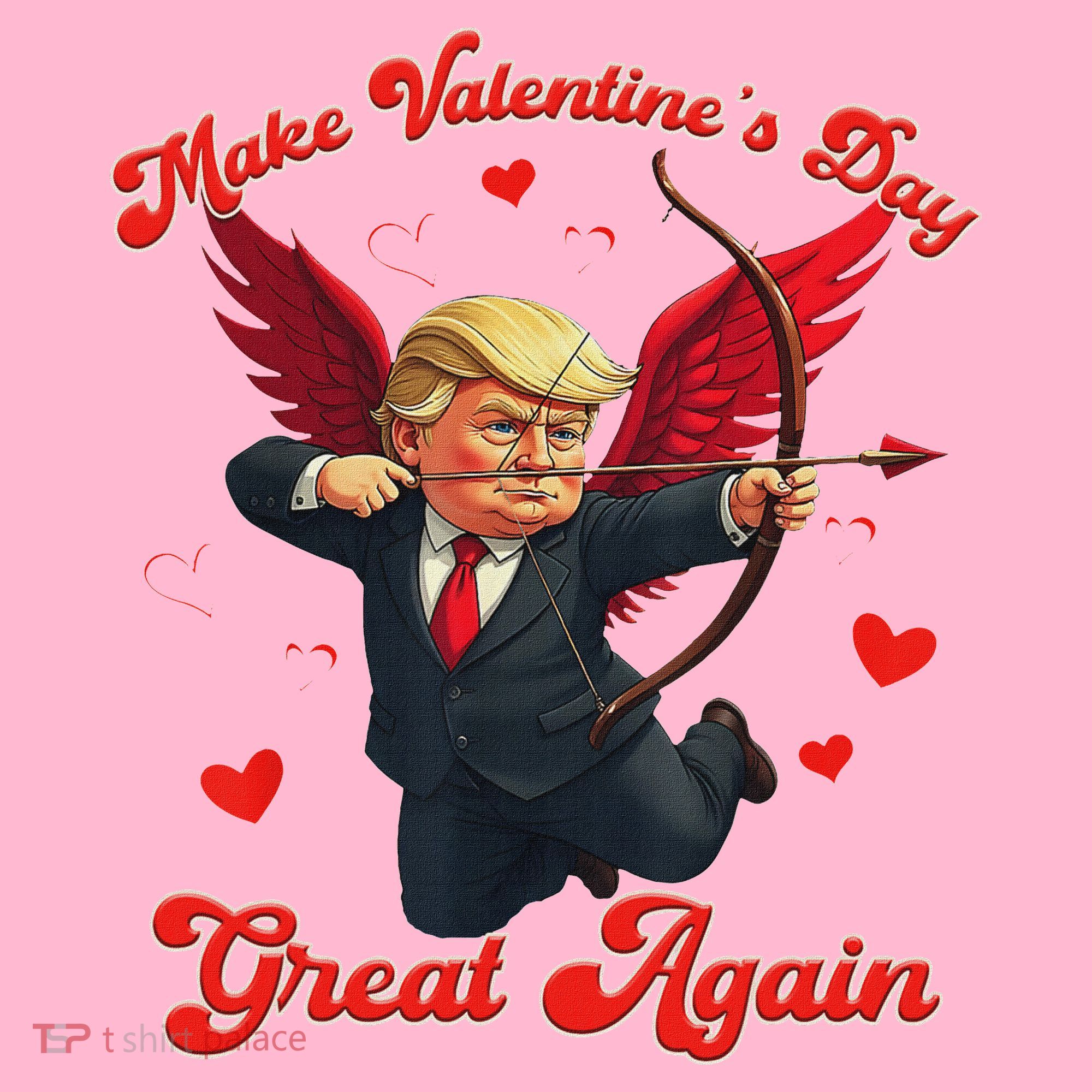 Make Valentine Day Great Again Funny Trump Lovers 2025 Coaster