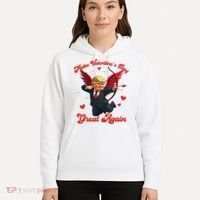 Make Valentine Day Great Again Funny Trump Lovers 2025 Hoodie thumb 5