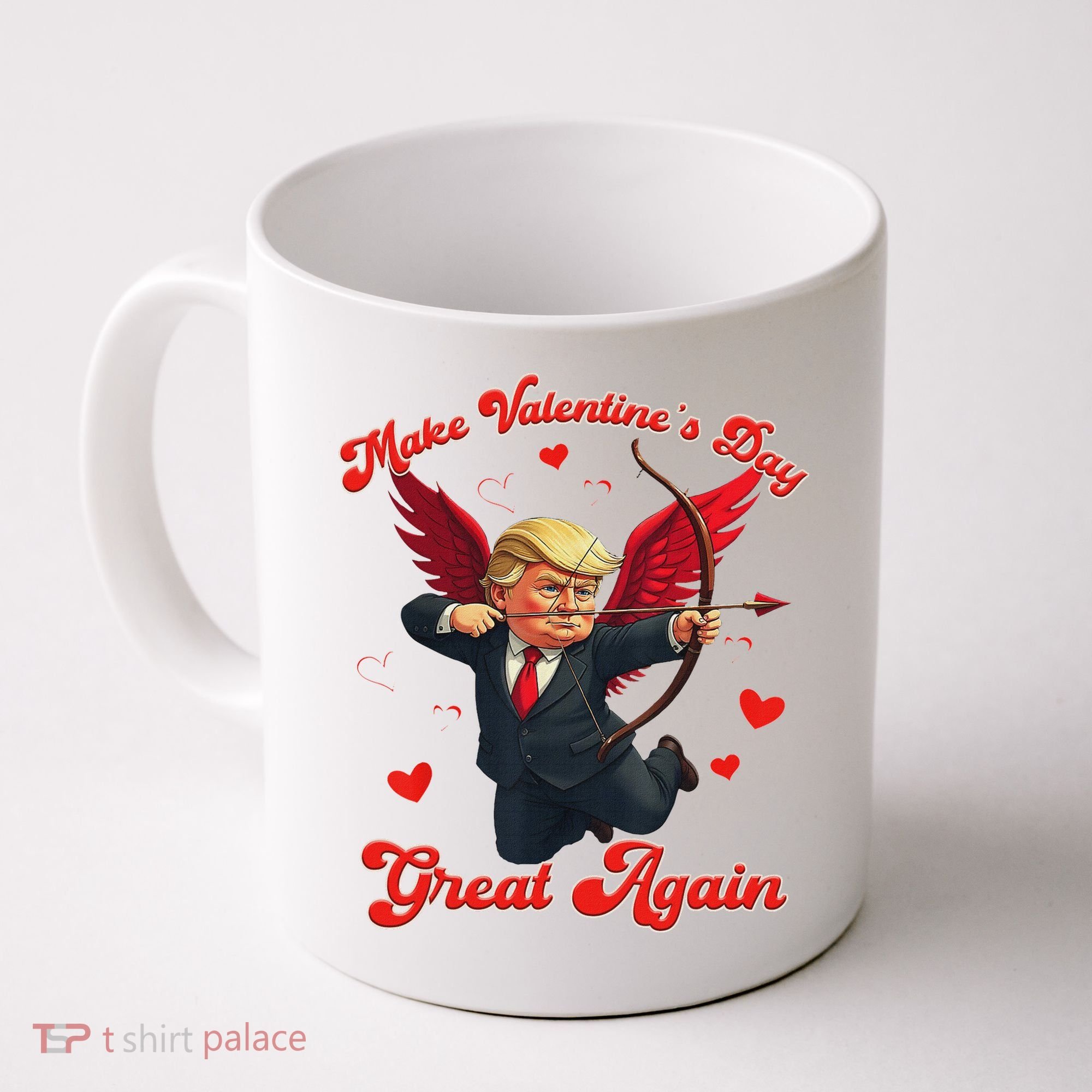 Make Valentine Day Great Again Funny Trump Lovers 2025 Coffee Mug