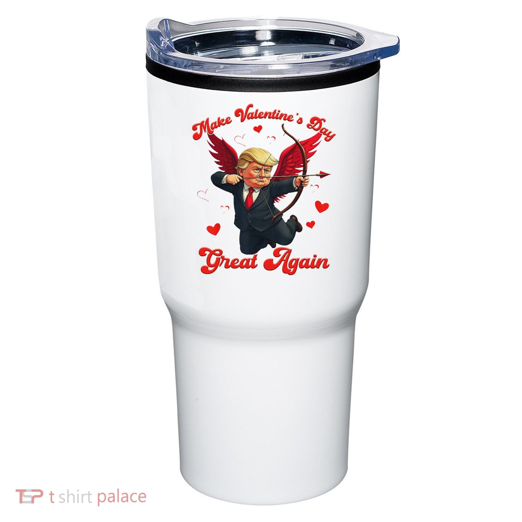 Make Valentine Day Great Again Funny Trump Lovers 2025 Tumbler