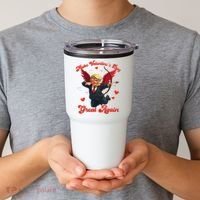 Make Valentine Day Great Again Funny Trump Lovers 2025 Tumbler thumb 2