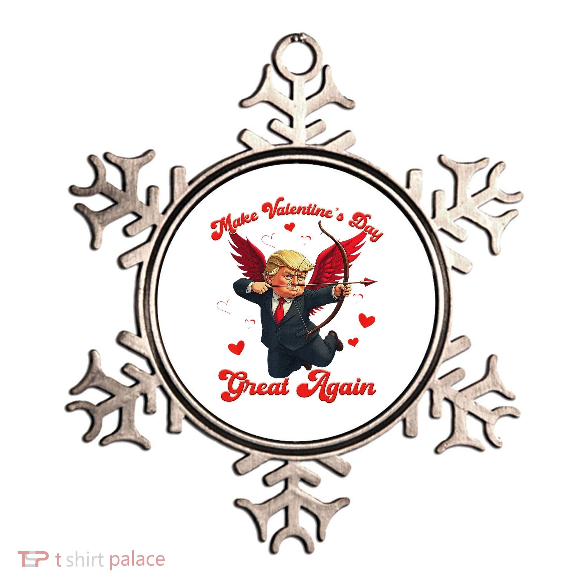 Make Valentine Day Great Again Funny Trump Lovers 2025 Ornament