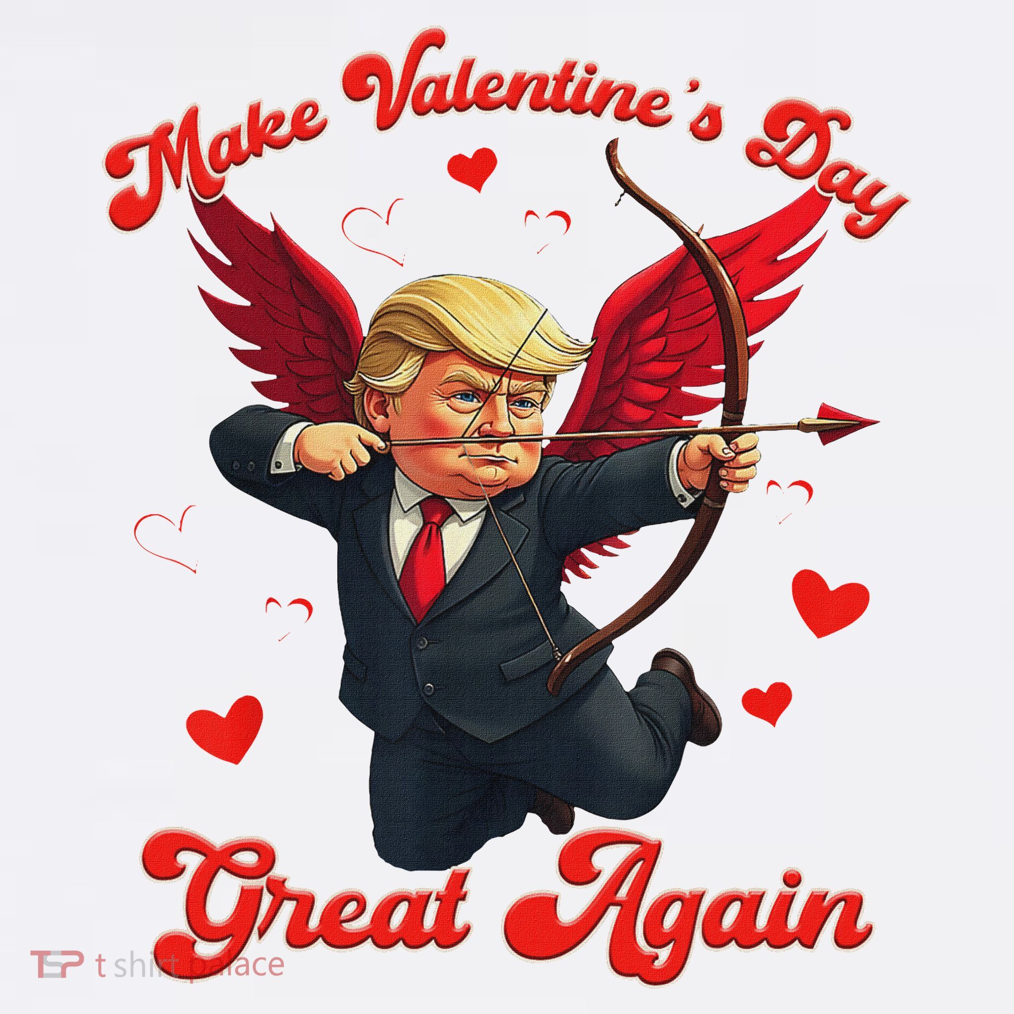 Make Valentine Day Great Again Funny Trump Lovers 2025 Women's Tank Top