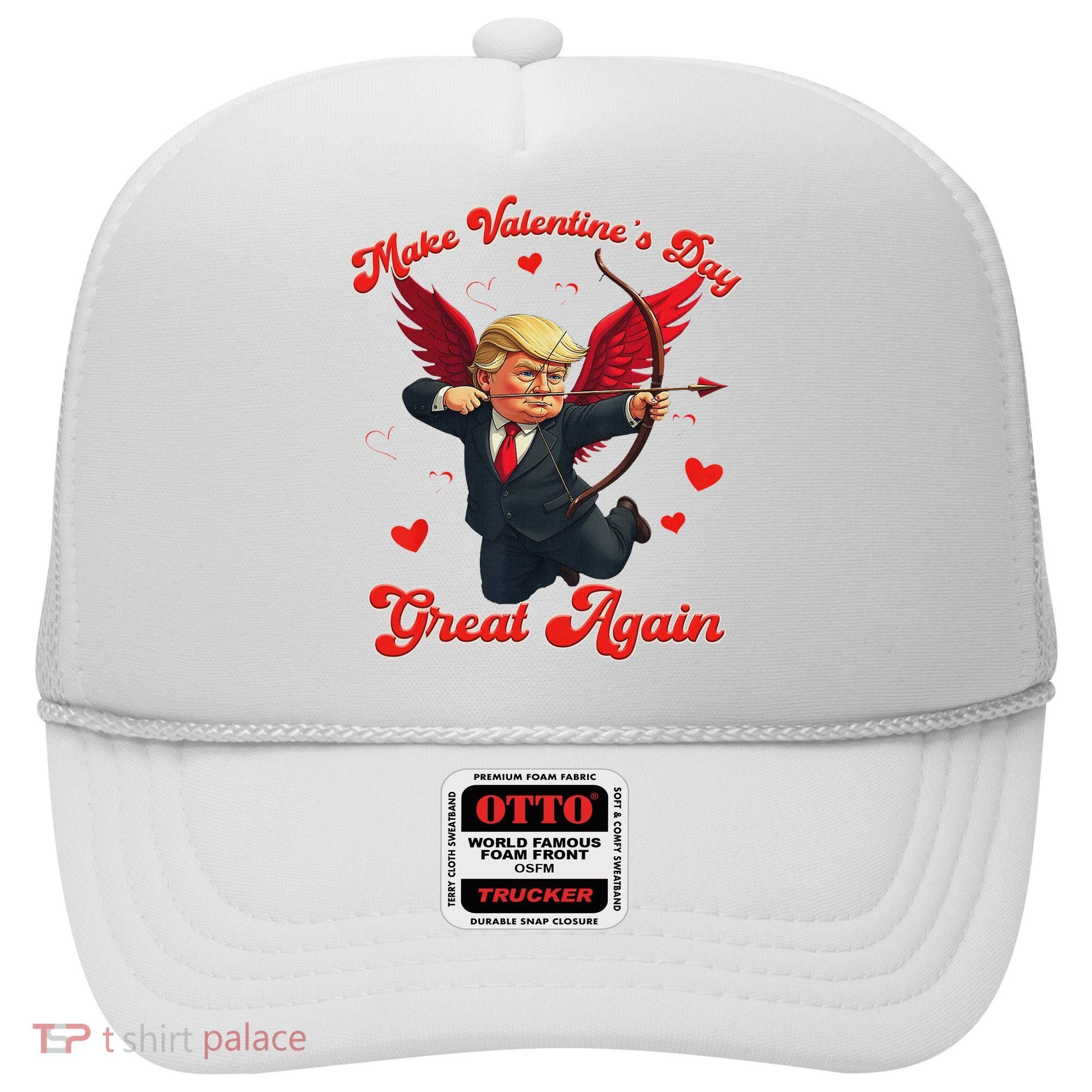 Make Valentine Day Great Again Funny Trump Lovers 2025 Hat