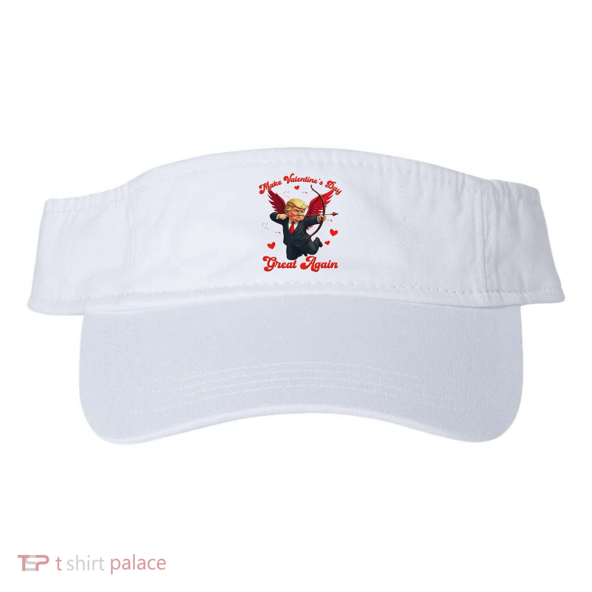 Make Valentine Day Great Again Funny Trump Lovers 2025 Visor