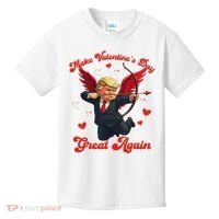 Make Valentine Day Great Again Funny Trump Lovers 2025 Kids T-Shirt thumb 0