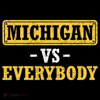 Michigan Vs Everybody Champions Doggie Tank thumb 4