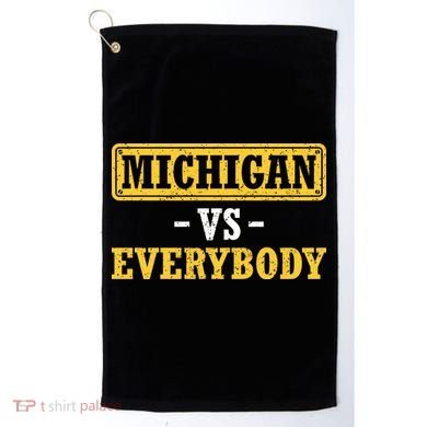 Michigan Vs Everybody Champions Golf Towel