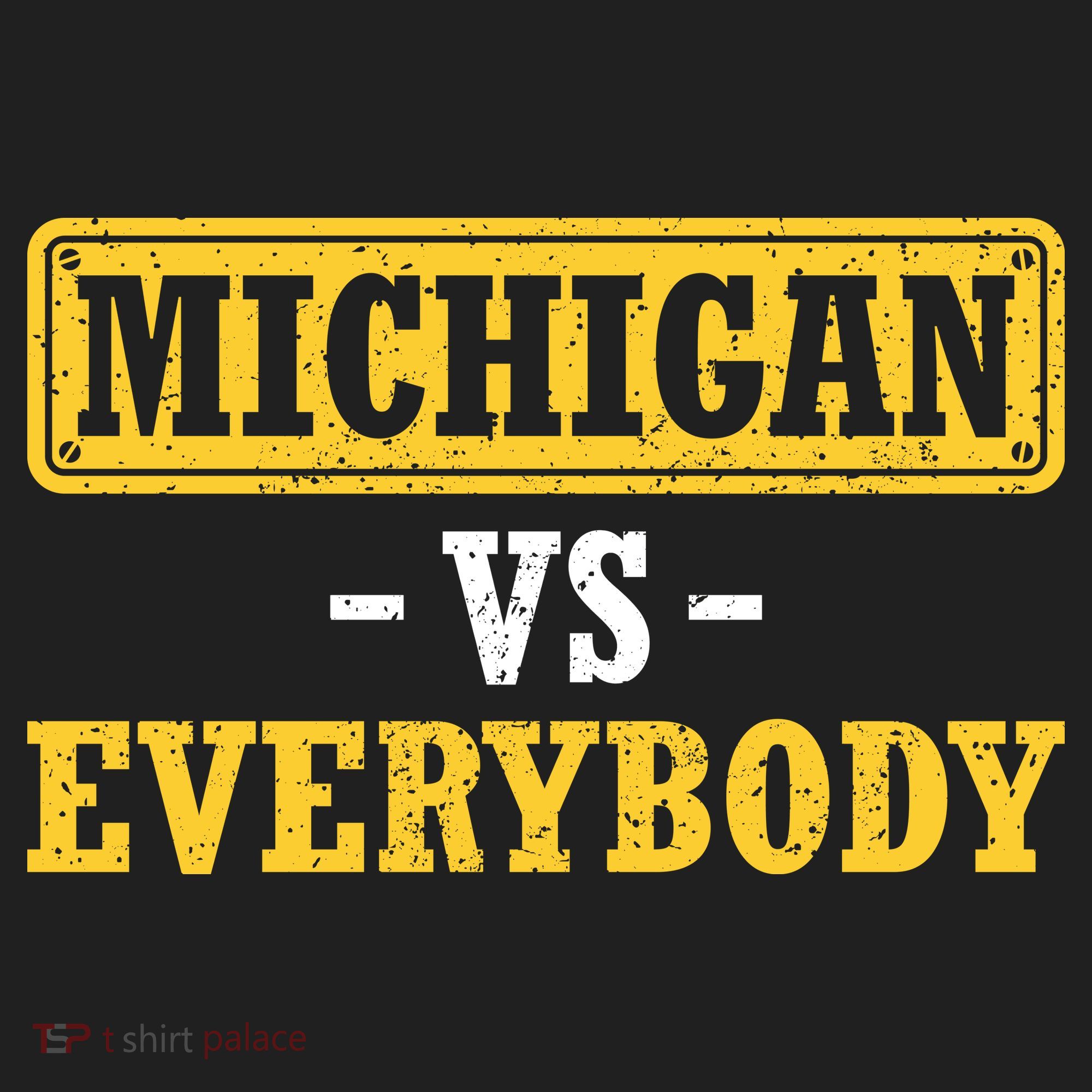 Michigan Vs Everybody Champions Golf Towel