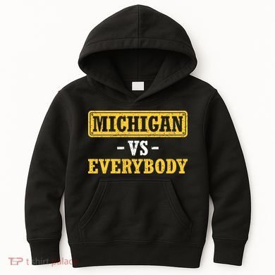 Michigan Vs Everybody Champions Kids Hoodie
