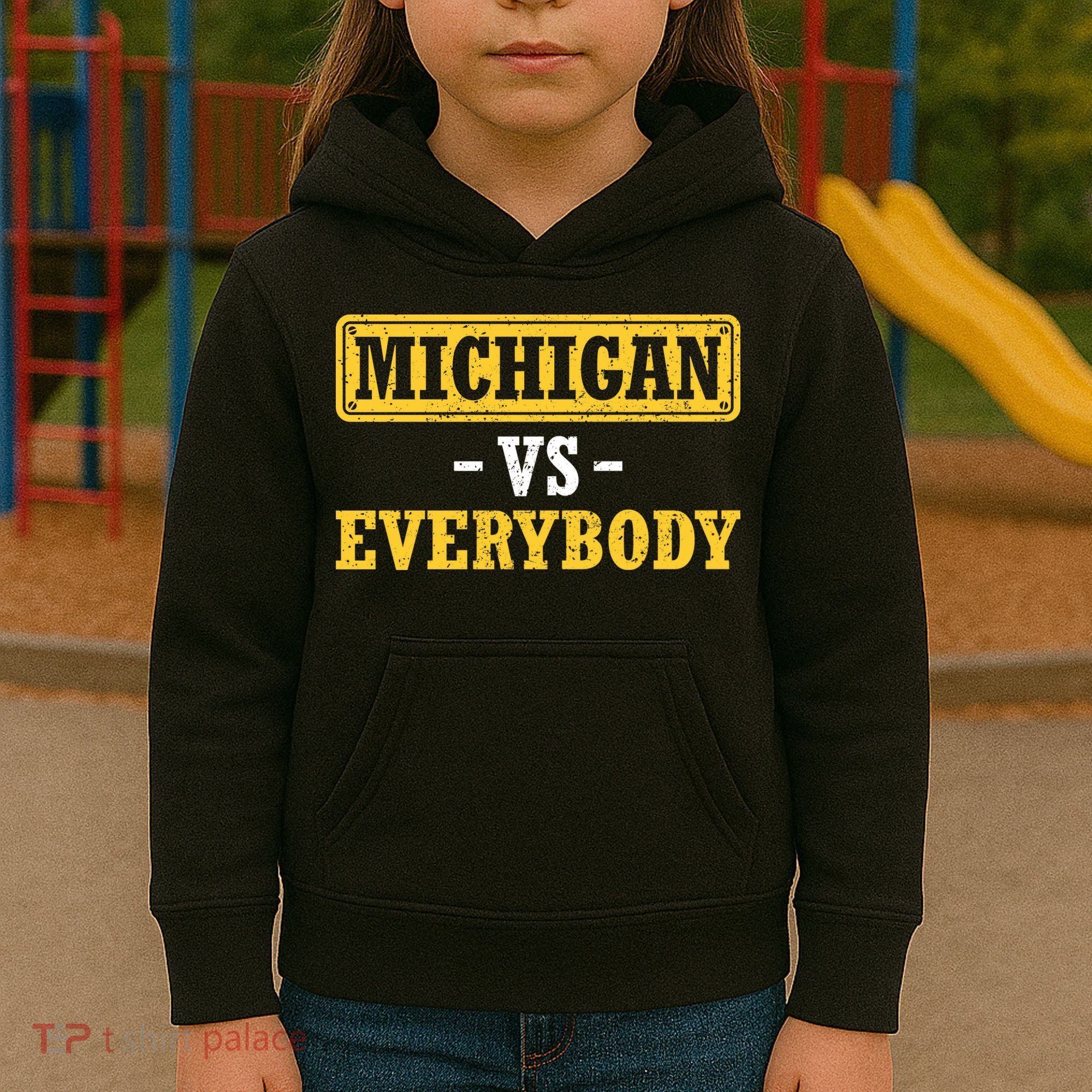 Michigan Vs Everybody Champions Kids Hoodie