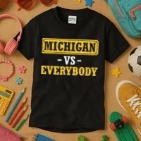 Michigan Vs Everybody Champions Kids T-Shirt thumb 3