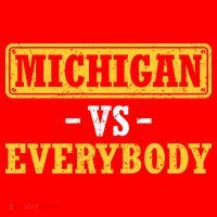 Michigan Vs Everybody Champions Santa Hat thumb 1