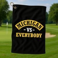 Michigan V Everyone Golf Towel thumb 1
