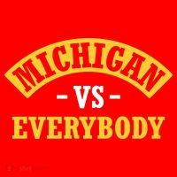 Michigan V Everyone Santa Hat thumb 1
