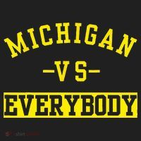 Michigan vs Eeverything  everybody  Golf Towel thumb 3