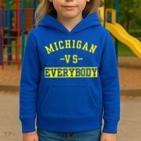 Michigan vs Eeverything  everybody  Kids Hoodie thumb 3