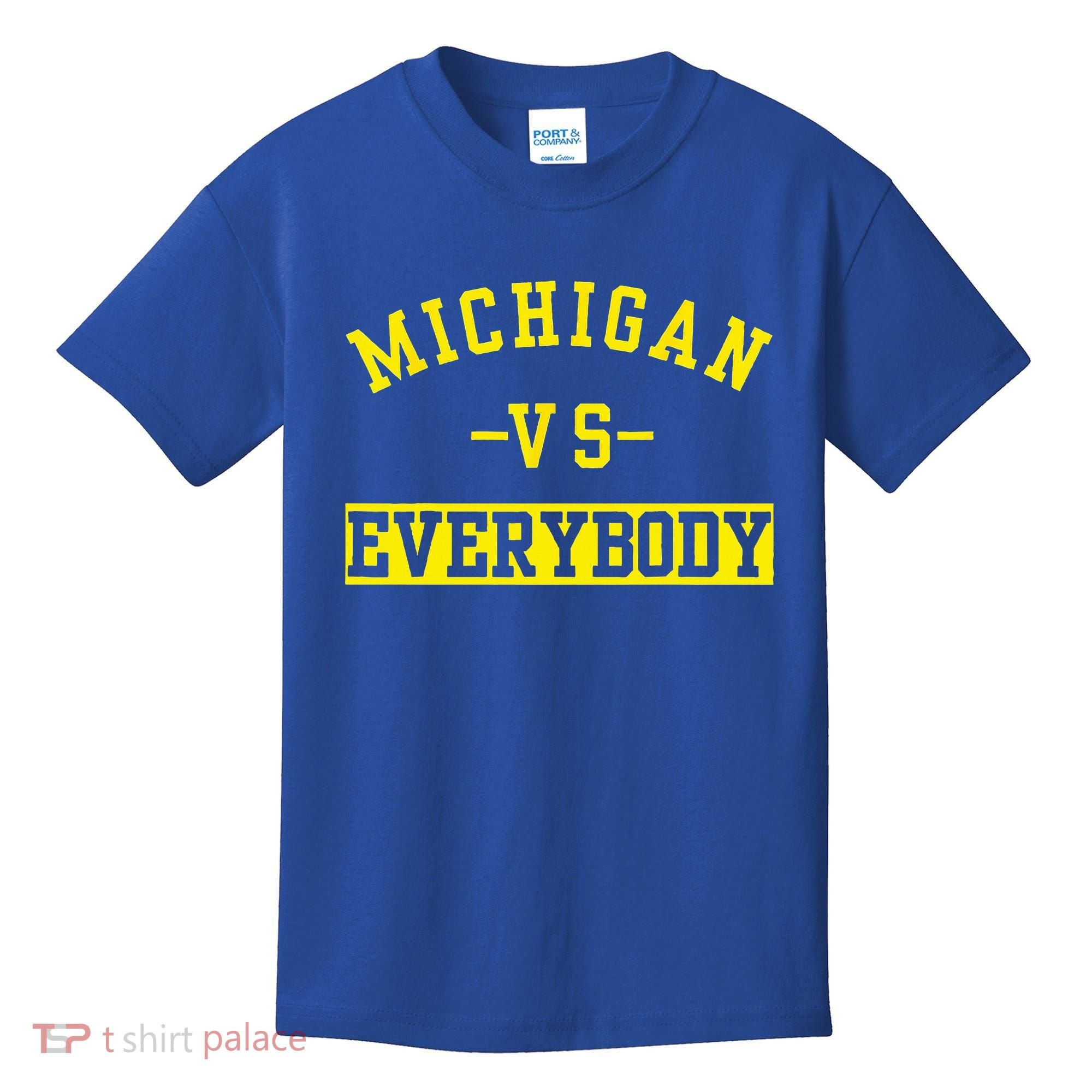 Michigan vs Eeverything  everybody  Kids T-Shirt