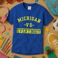 Michigan vs Eeverything  everybody  Kids T-Shirt thumb 3