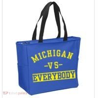 Michigan vs Eeverything  everybody  Tote Bag thumb 2