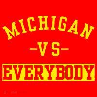 Michigan vs Eeverything  everybody  Santa Hat thumb 1