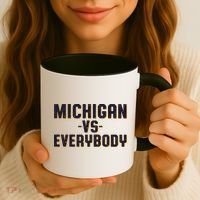 Michigan Vs. Everybody Coffee Mug thumb 3
