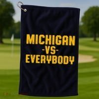 Michigan Vs. Everybody Golf Towel thumb 1