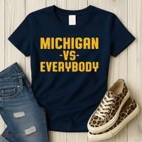 Michigan Vs. Everybody Women's T-Shirt thumb 3