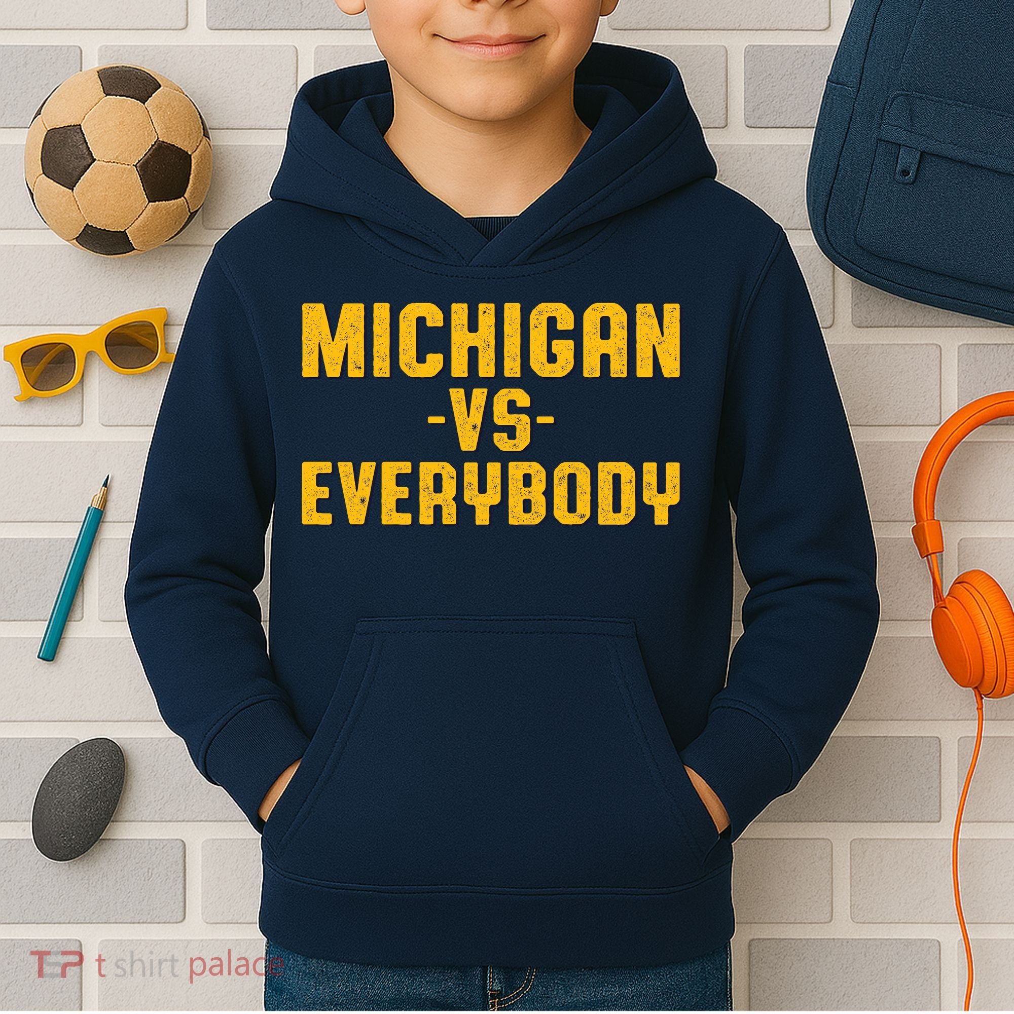 Michigan Vs. Everybody Kids Hoodie