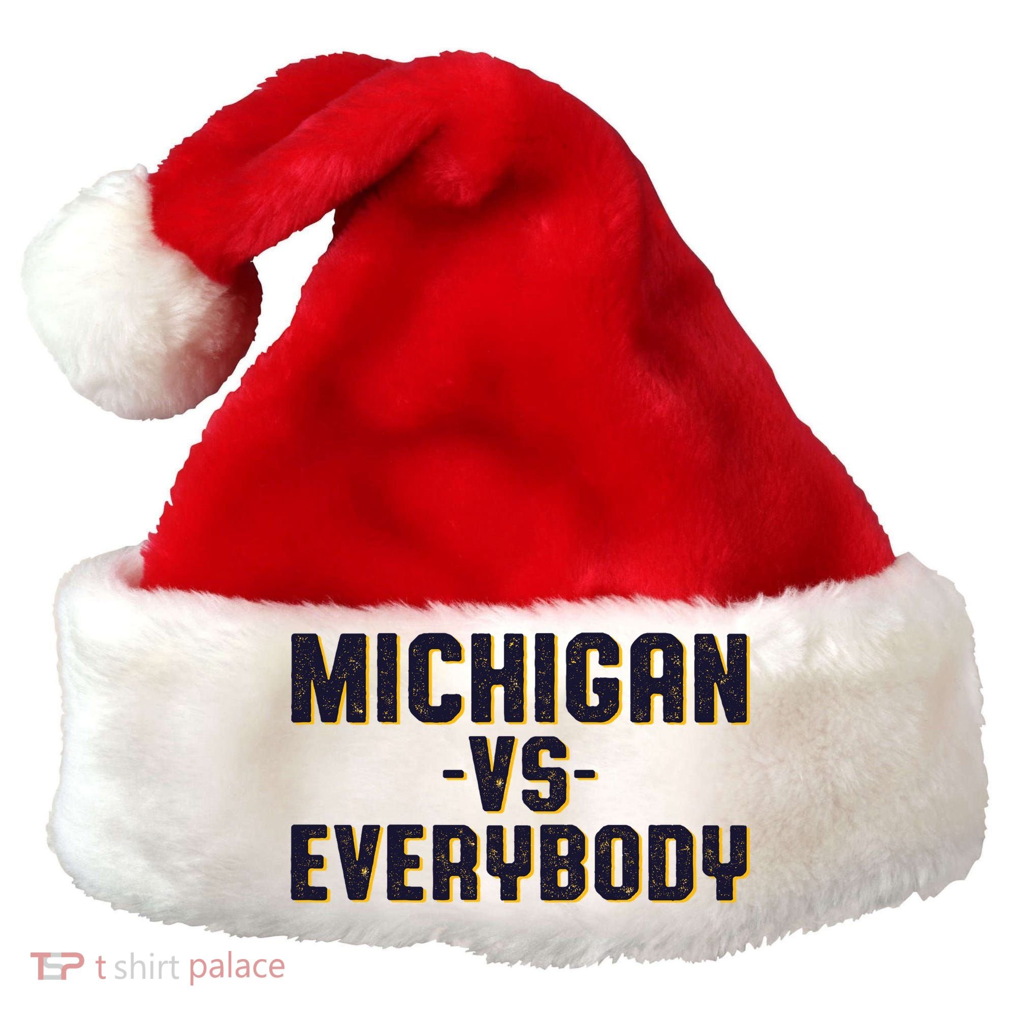 Michigan Vs. Everybody Santa Hat