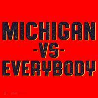 Michigan Vs. Everybody Santa Hat thumb 1