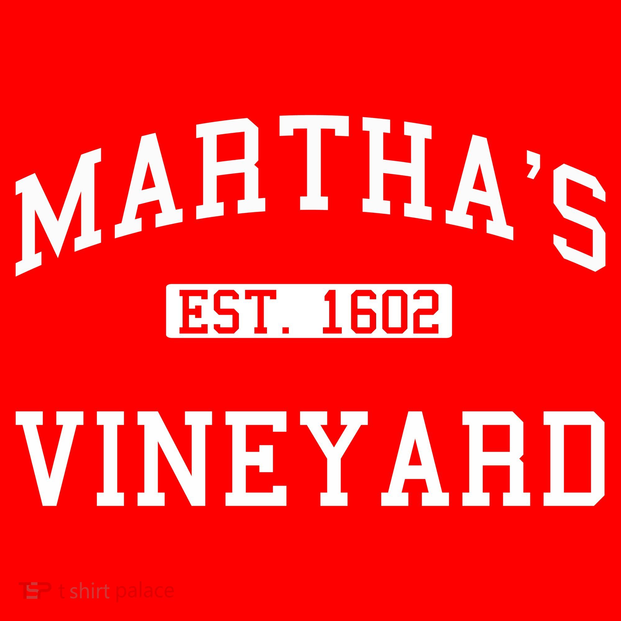 Martha's Vineyard Est 1602 Santa Hat