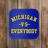 Michigan vs Everyone Everybody  Coaster thumb 0