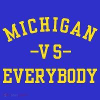 Michigan vs Everyone Everybody  Toddler T-Shirt thumb 4