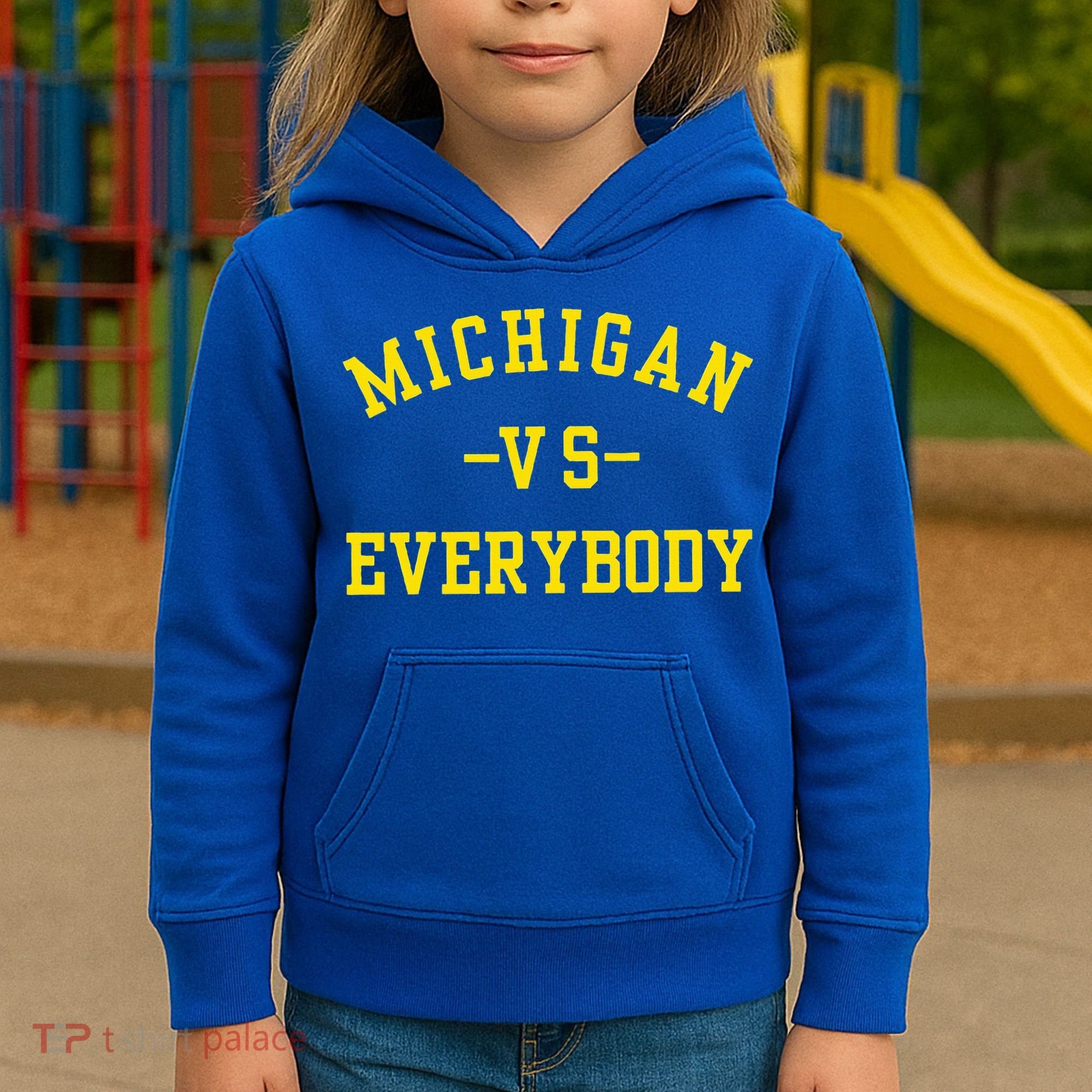 Michigan vs Everyone Everybody  Kids Hoodie