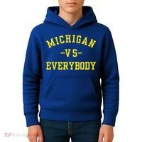 Michigan vs Everyone Everybody  Kids Hoodie thumb 4