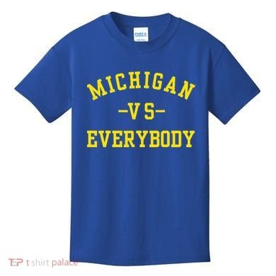 Michigan vs Everyone Everybody  Kids T-Shirt