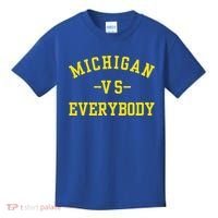 Michigan vs Everyone Everybody  Kids T-Shirt thumb 0