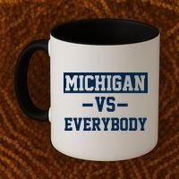 Michigan Vs Everybody Coffee Mug thumb 2