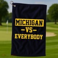 Michigan Vs Everybody Golf Towel thumb 1