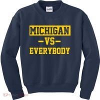 Michigan Vs Everybody Kids Sweatshirt thumb 0