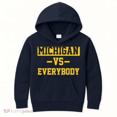 Michigan Vs Everybody Kids Hoodie