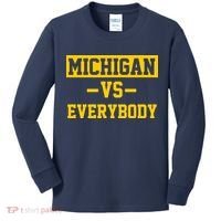 Michigan Vs Everybody Kids Long Sleeve Shirt thumb 0