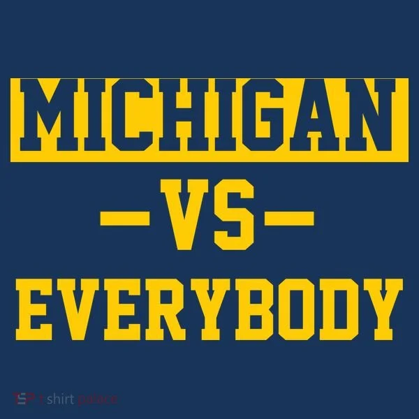 Michigan Vs Everybody Kids Long Sleeve Shirt