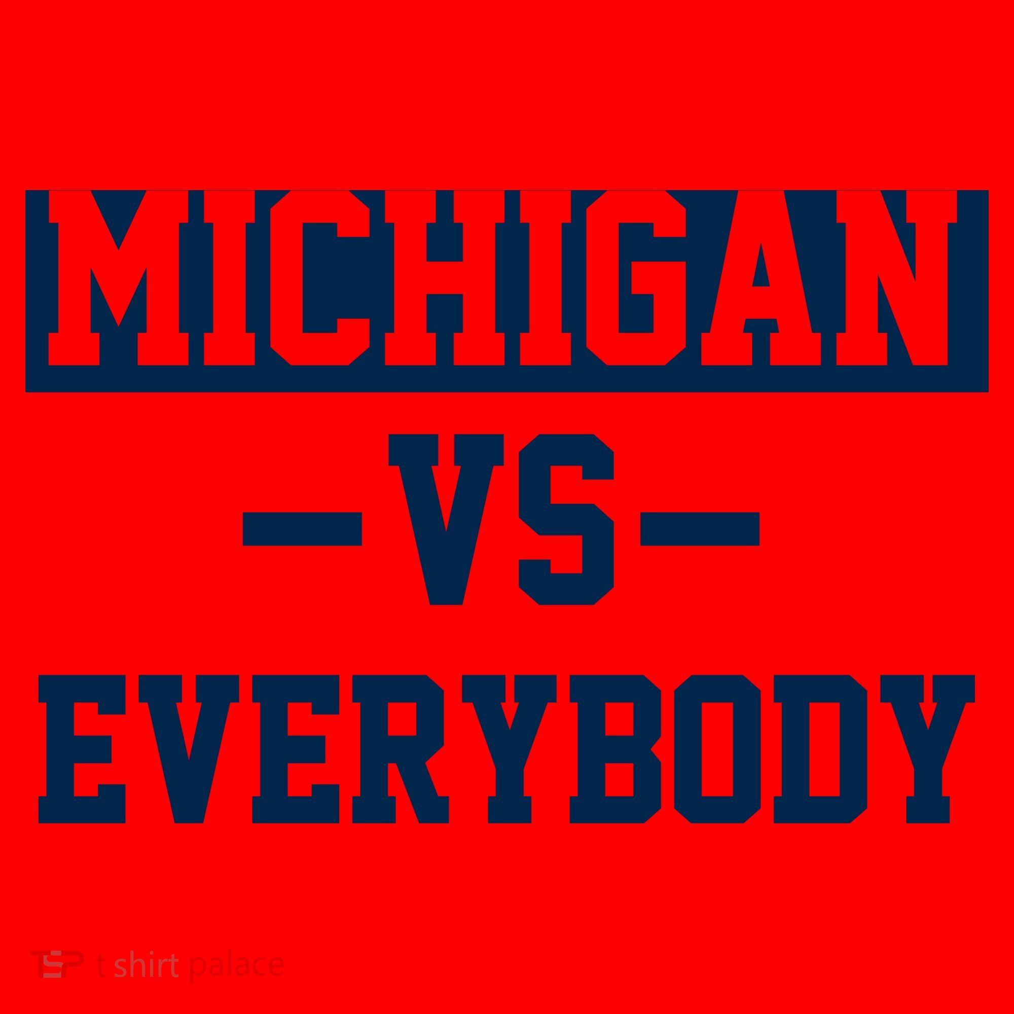 Michigan Vs Everybody Santa Hat