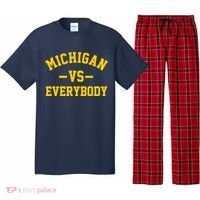 Michigan Vs Everyone Everybody Quote Pajama Set thumb 0