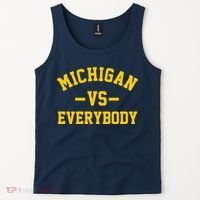 Michigan Vs Everyone Everybody Quote Tank Top thumb 2