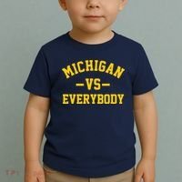 Michigan Vs Everyone Everybody Quote Toddler T-Shirt thumb 2