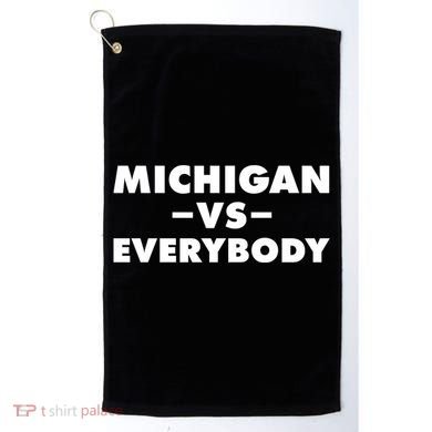 Michigan Versus Everybody Golf Towel
